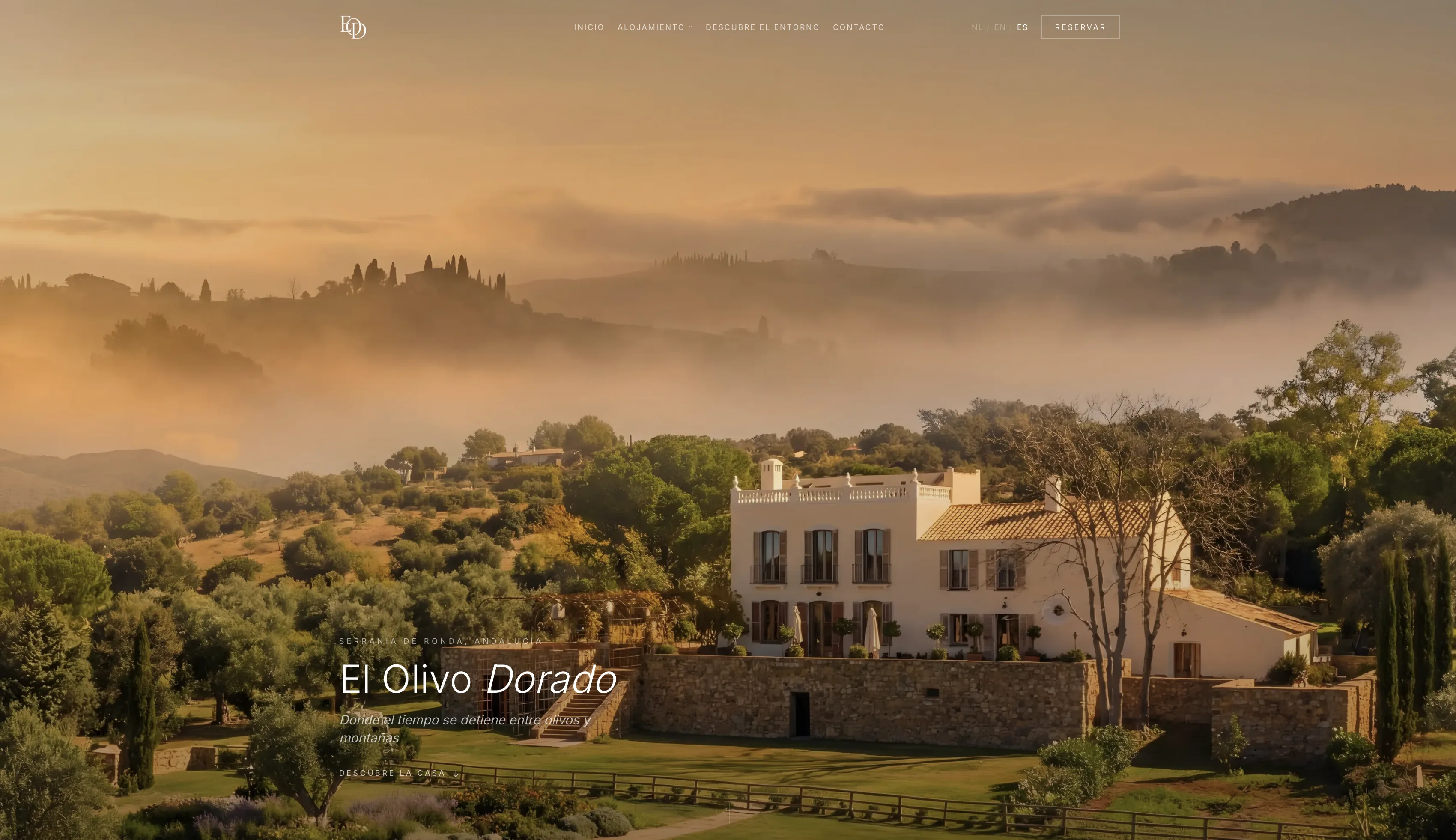 Screenshot of El Olivo Dorado